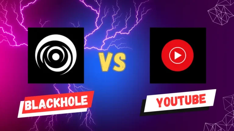 blackhole music vs youtube music